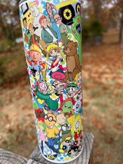 20oz I Love the 90s Tumbler | Nostalgia featuring 90s nostalgia inspired artwork