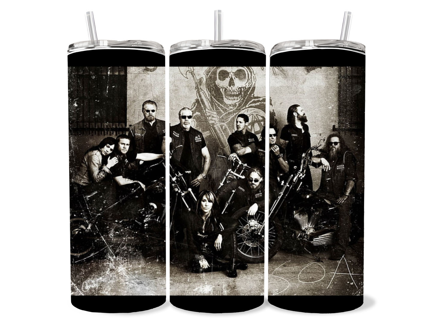20oz SOA- Sons of anarchy stainless steel tumbler cup