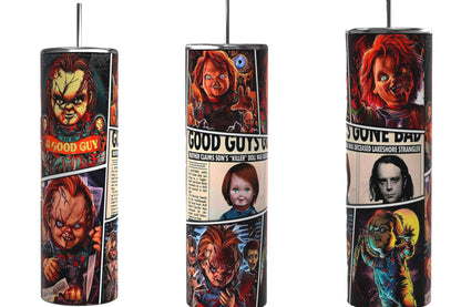20oz Chucky Child's Play Tumbler | Good Guys featuring the themed design