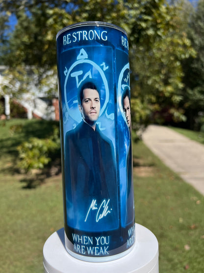 20oz Supernatural Hunter Tumbler featuring supernatural hunter aesthetic inspired artwork
