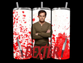 Dexter Morgan Tumbler | Serial Killer TV Series Cup | Thriller Fan Stainless Steel Tumbler