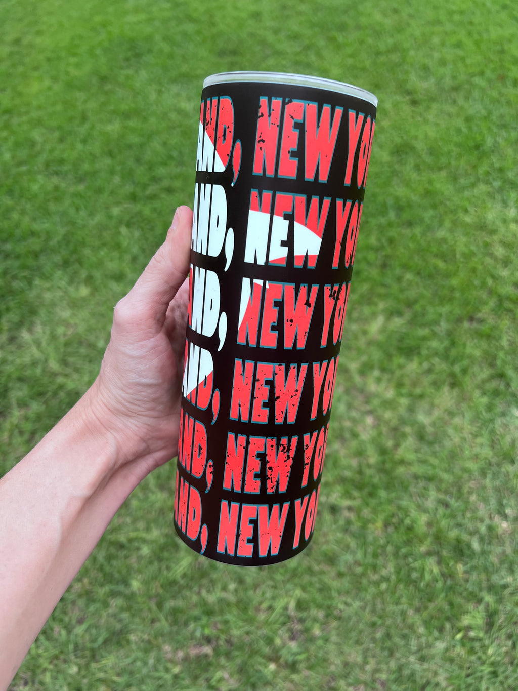 20oz Glow In the Dark Tumbler - Amity Island themed - Jaws themed