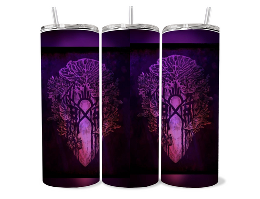 20oz Purple dream Sleep token tumbler