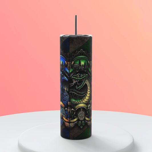 Wizarding World House Tumbler | Harry Potter featuring harry potter hogwarts house inspired artwork