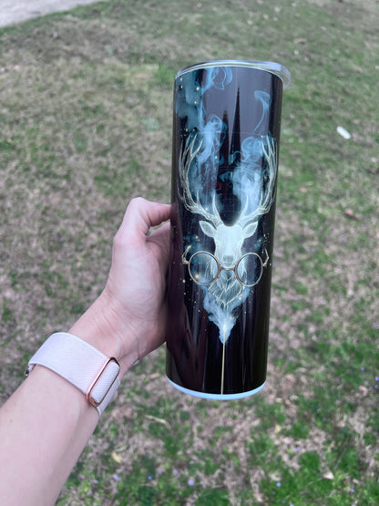 20oz Harry Potter Magical Always Tumbler featuring fandom-inspired artwork