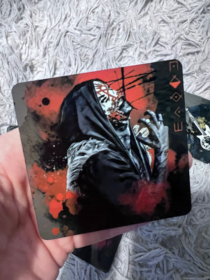Sleep Token 3x3 Fridge Magnet Set featuring fandom-inspired artwork