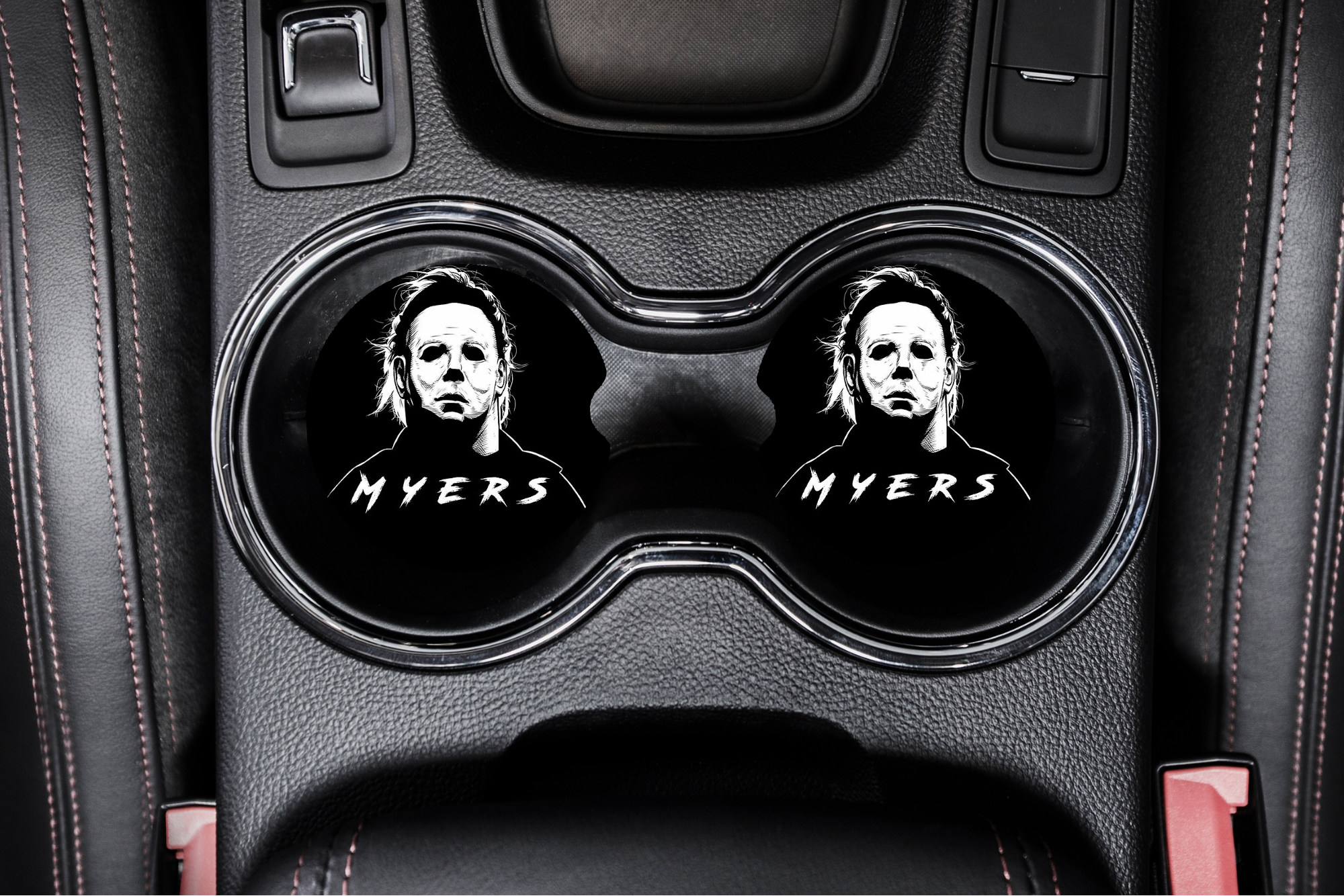 Michael Myers- Halloween neoprene car coaster set
