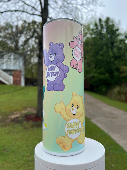 Swear Bears Tumbler | Cute & Sassy featuring swear bears cute sassy inspired artwork