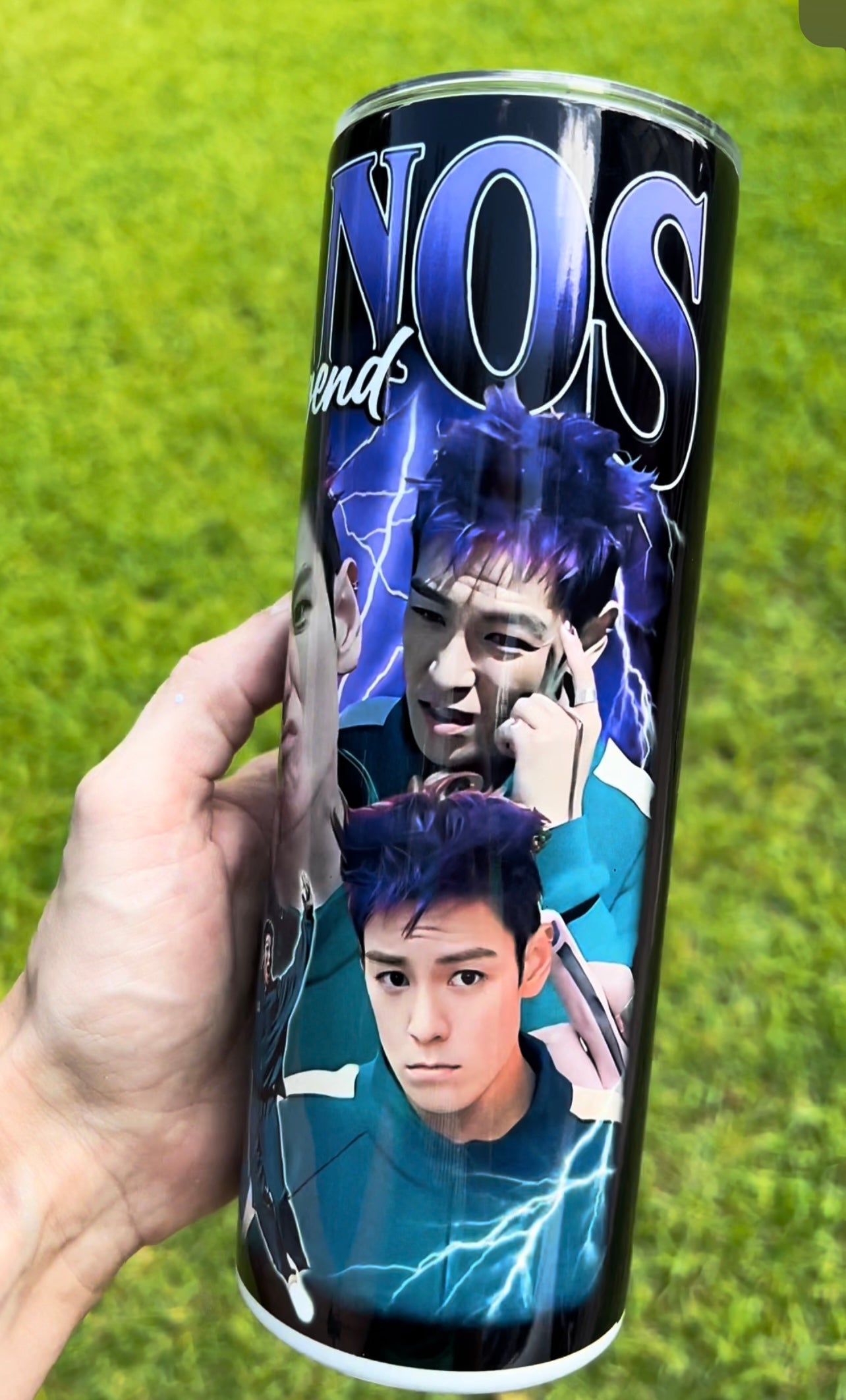 Thanos Player 230 20oz Tumbler | Squid Game Inspired T.O.P BigBang Fan Gift | K-Pop Drinkware