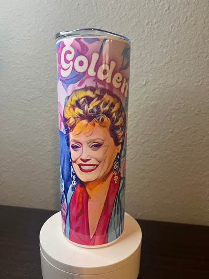 20oz Golden Girls Tumbler | TV Nostalgia featuring golden girls tv inspired artwork