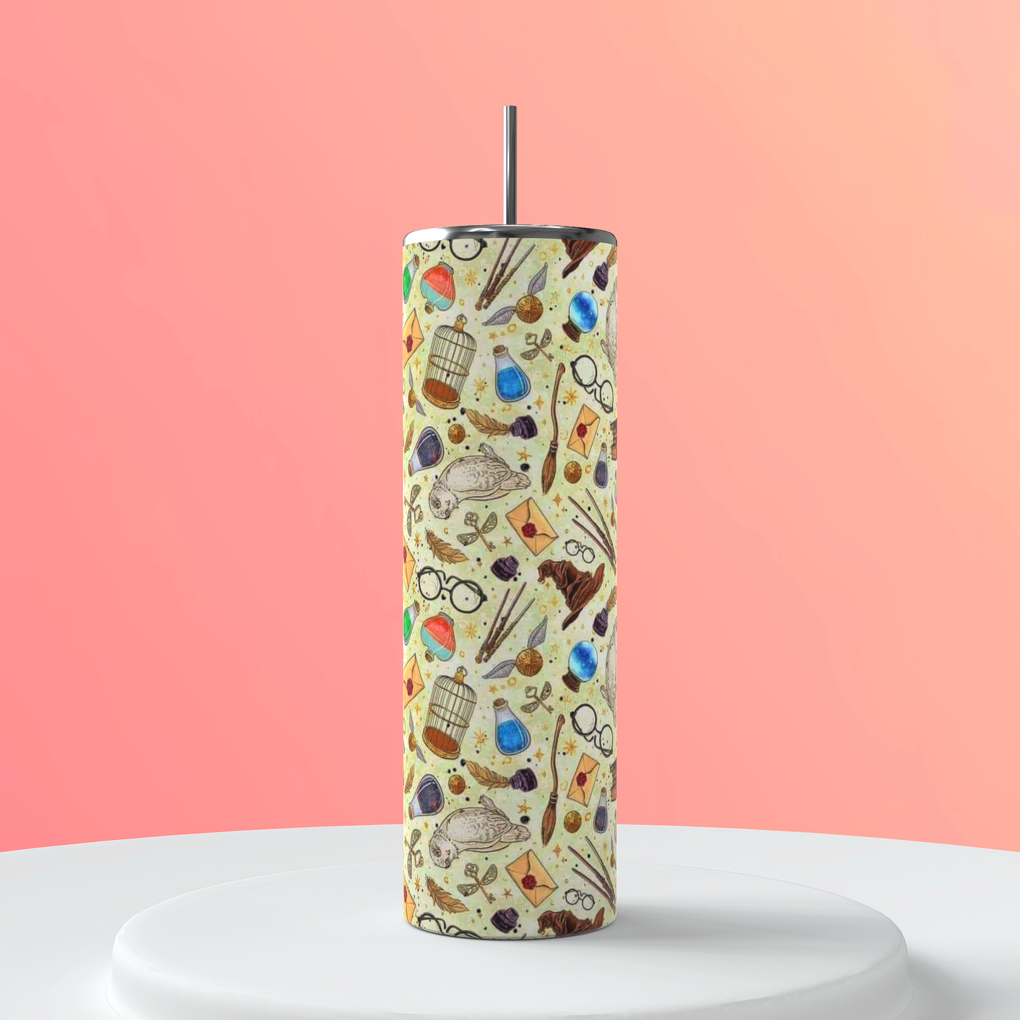 20oz HP collage tumbler