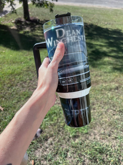 Supernatural Dean Winchester & Baby 40oz Tumbler