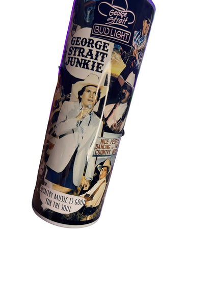 20oz George Strait Tumbler | Country Music featuring george strait country music inspired artwork