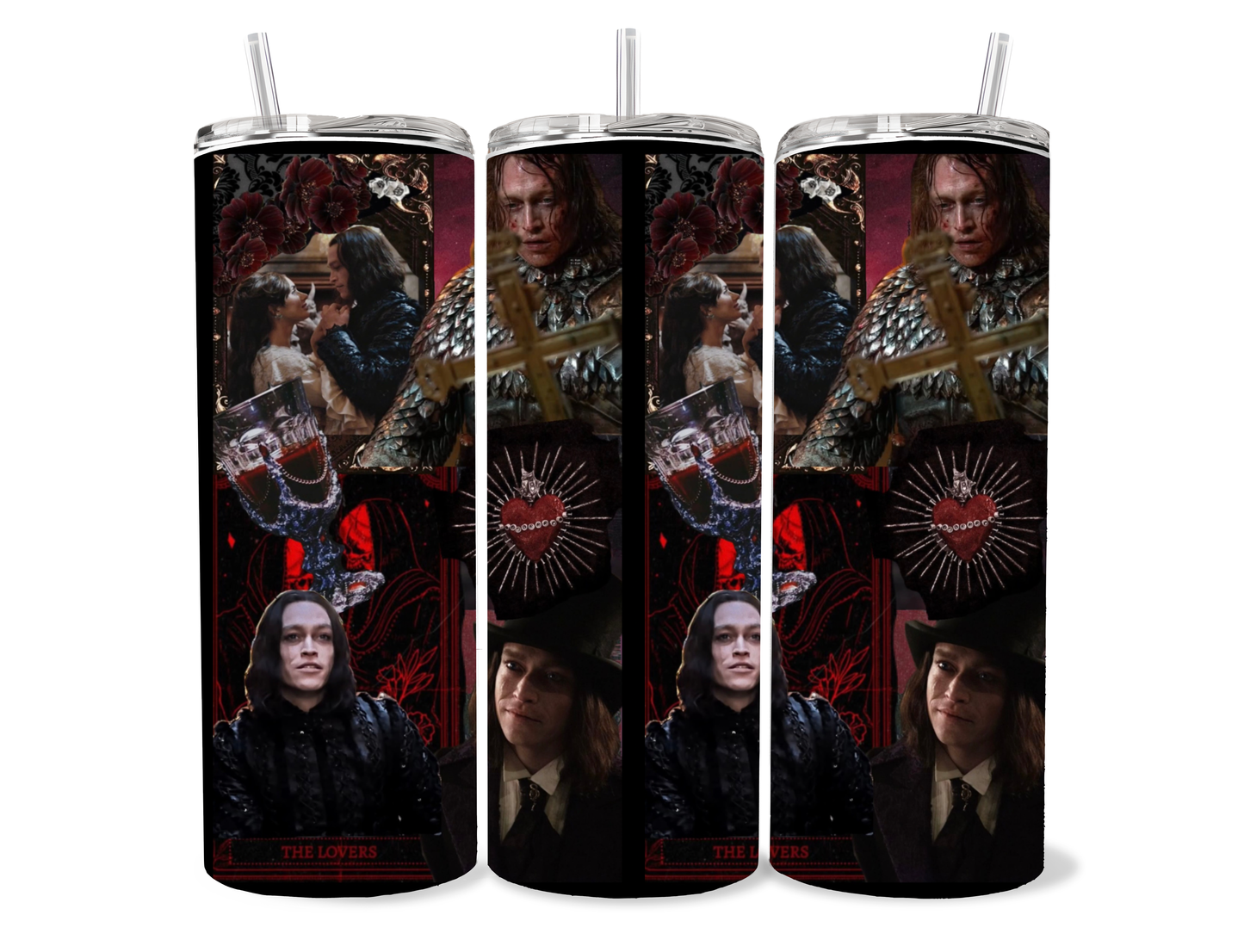 20oz Dracula A Love Tale Dracula Tumbler featuring fandom-inspired artwork