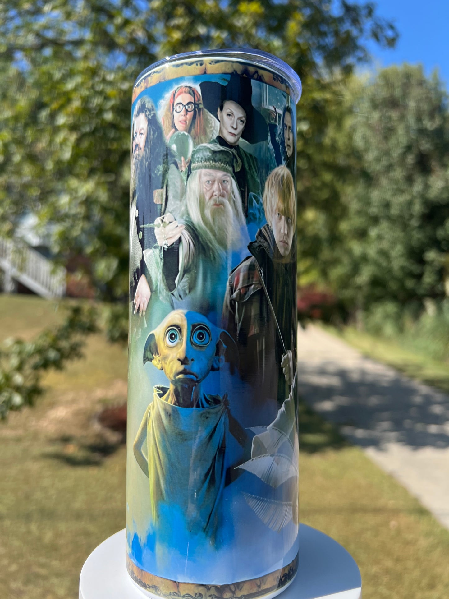 20oz Collage character tumbler