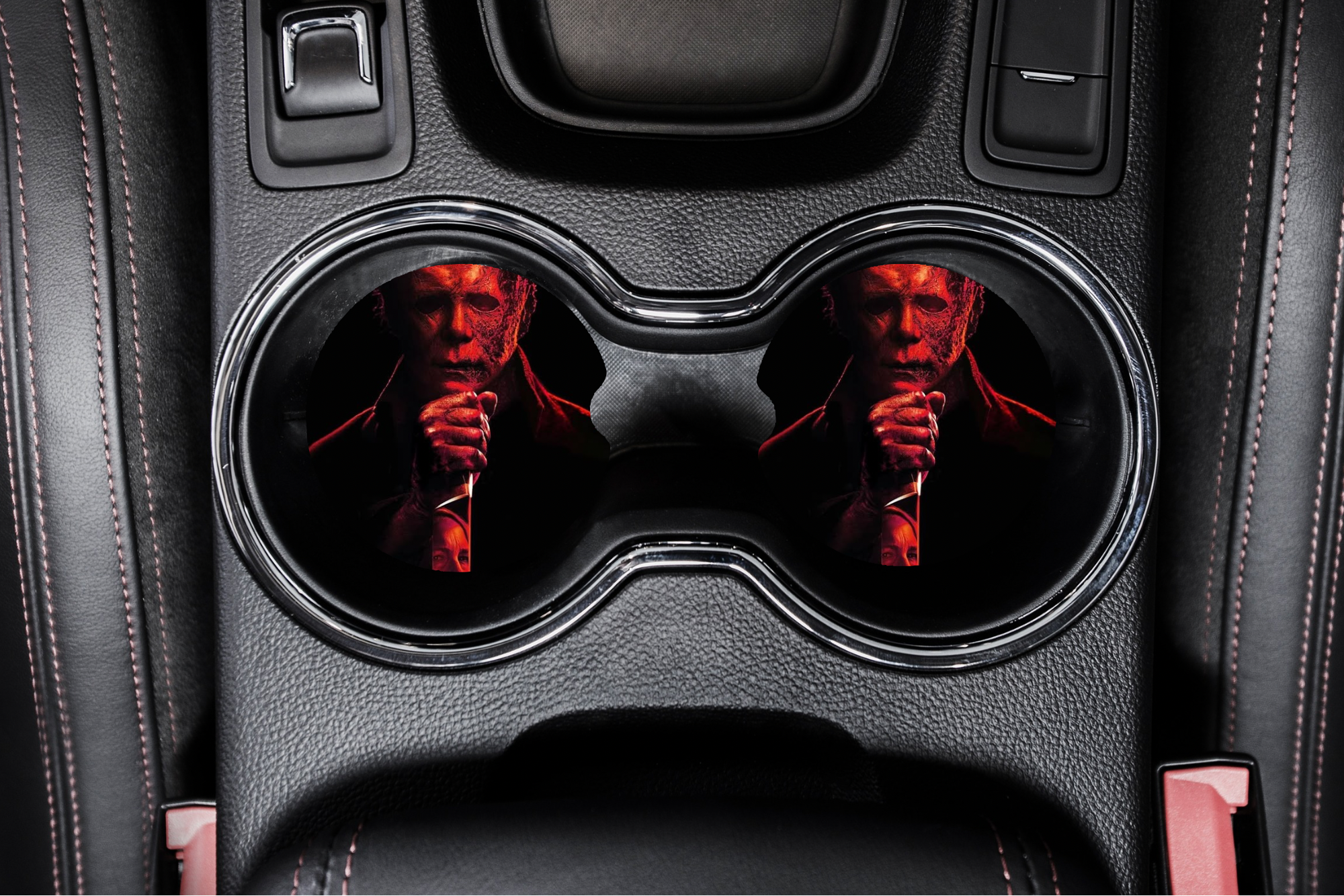 Michael Myers- Halloween neoprene car coasters