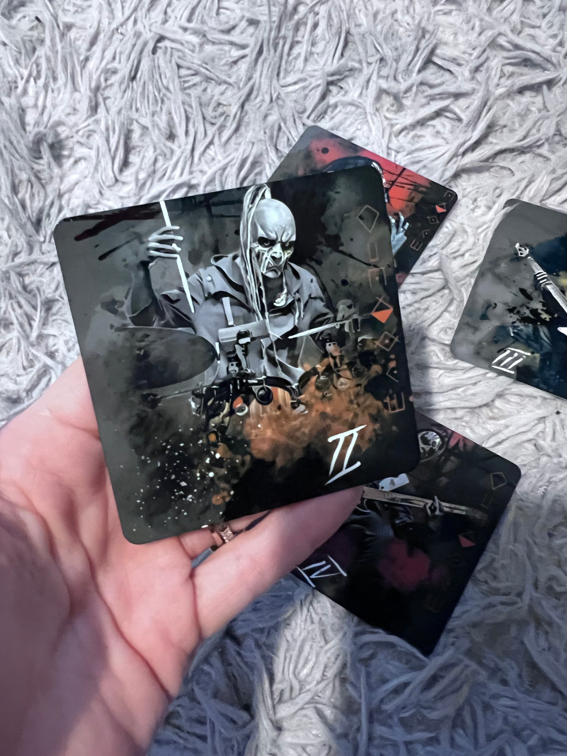 Sleep Token 3x3 Fridge Magnet Set featuring fandom-inspired artwork