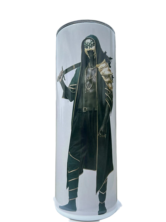 Vessel Sleep Token inspired skinny tumbler with dark gothic fantasy artwork