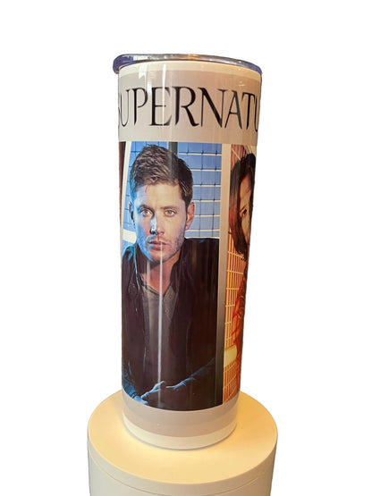 20oz Supernatural Road So Far Tumbler featuring supernatural road so far inspired artwork