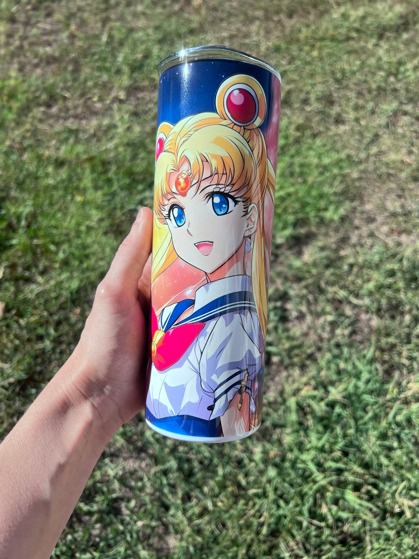 20oz bright colored Sailor Moon