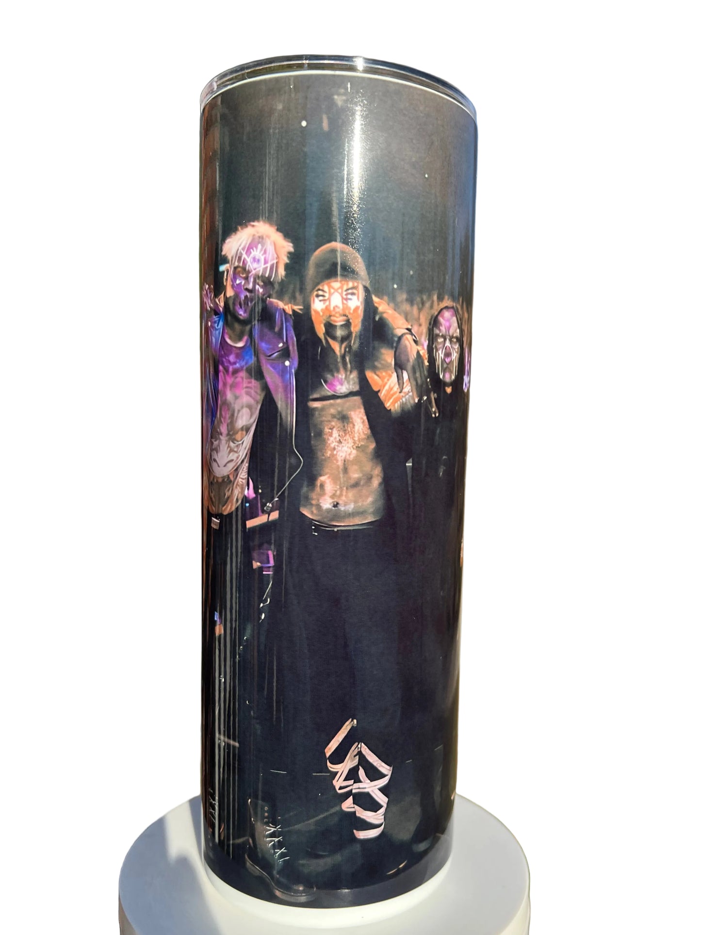 Sleep Token band collage skinny tumbler with Vessel inspired concert artwork