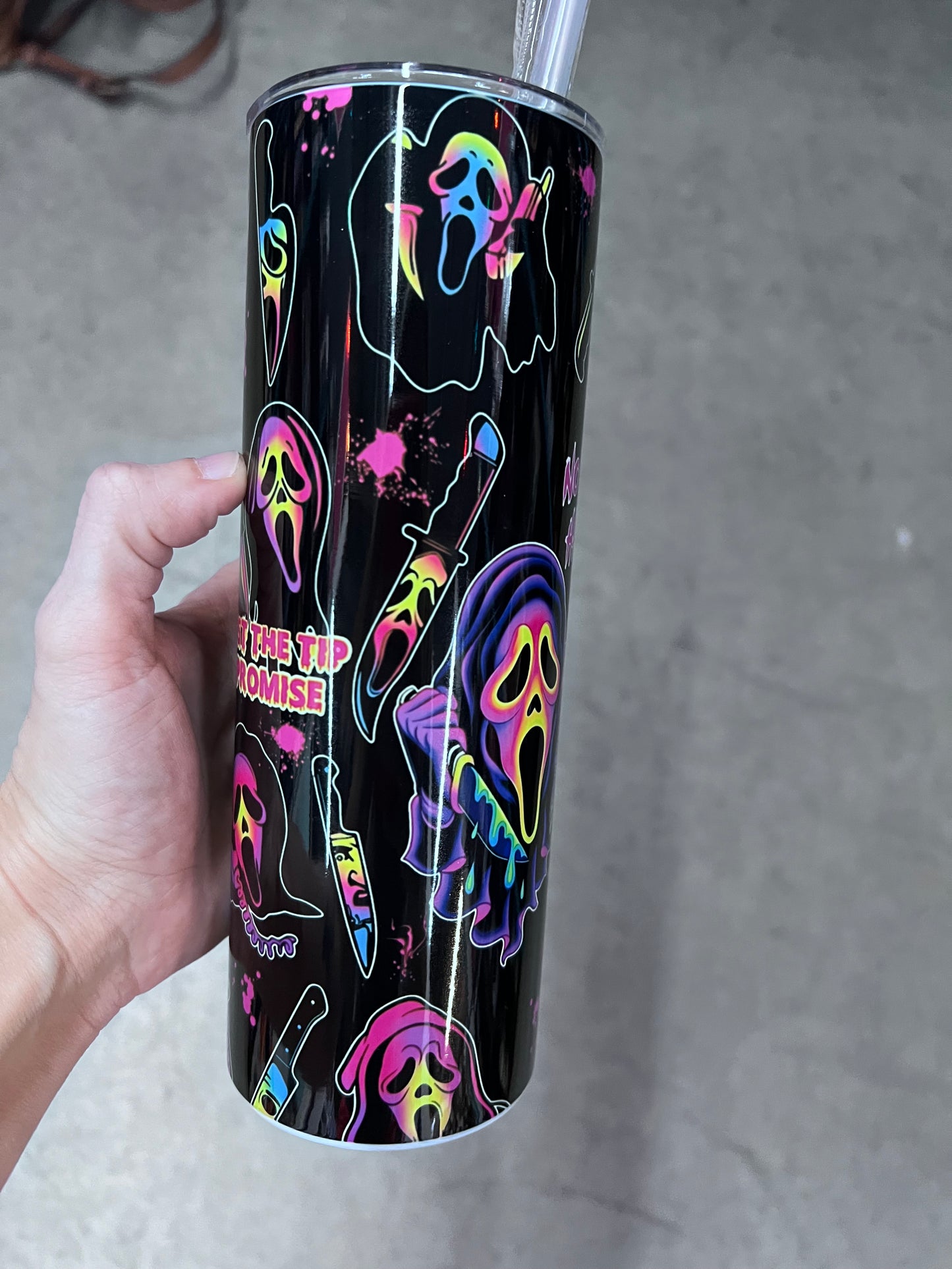 Ghostface Just the Tip 20oz Horror Tumbler