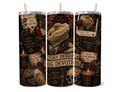 Beardies of Culture™ Tiny Dragon, Big Devotion 20oz Stainless Steel Tumbler | Dark Romance Bearded Dragon Cup