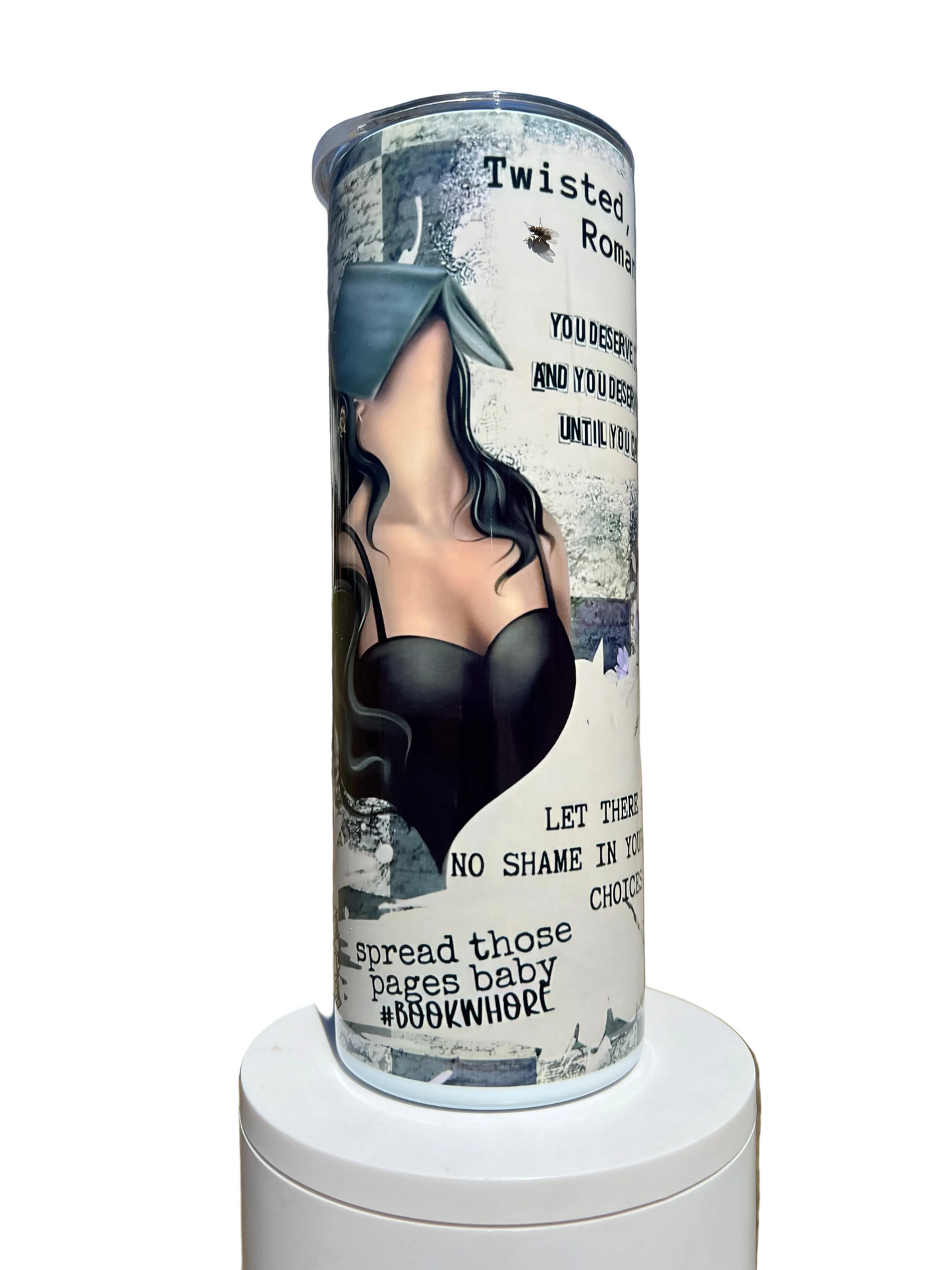 20oz Smut Girl Tumbler | BookTok Romance Reader Cup | Spicy Book Lover Gift | Stainless Steel Travel Mug