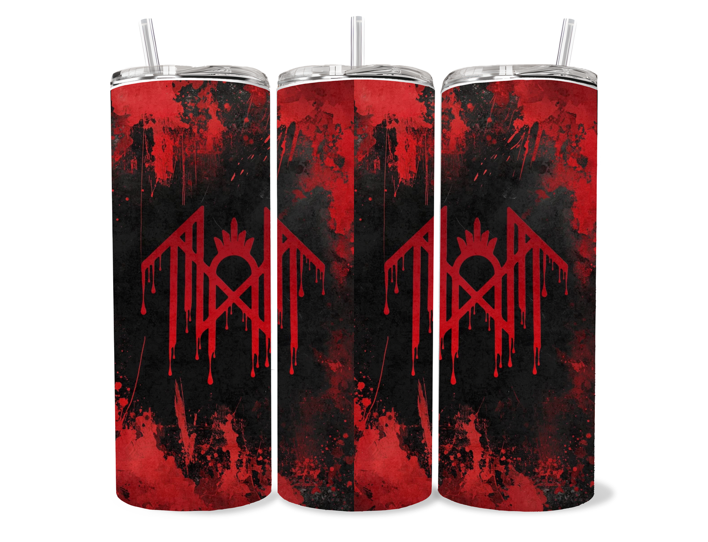 20oz Sleep Token themed tumbler cup - 8 different choices !