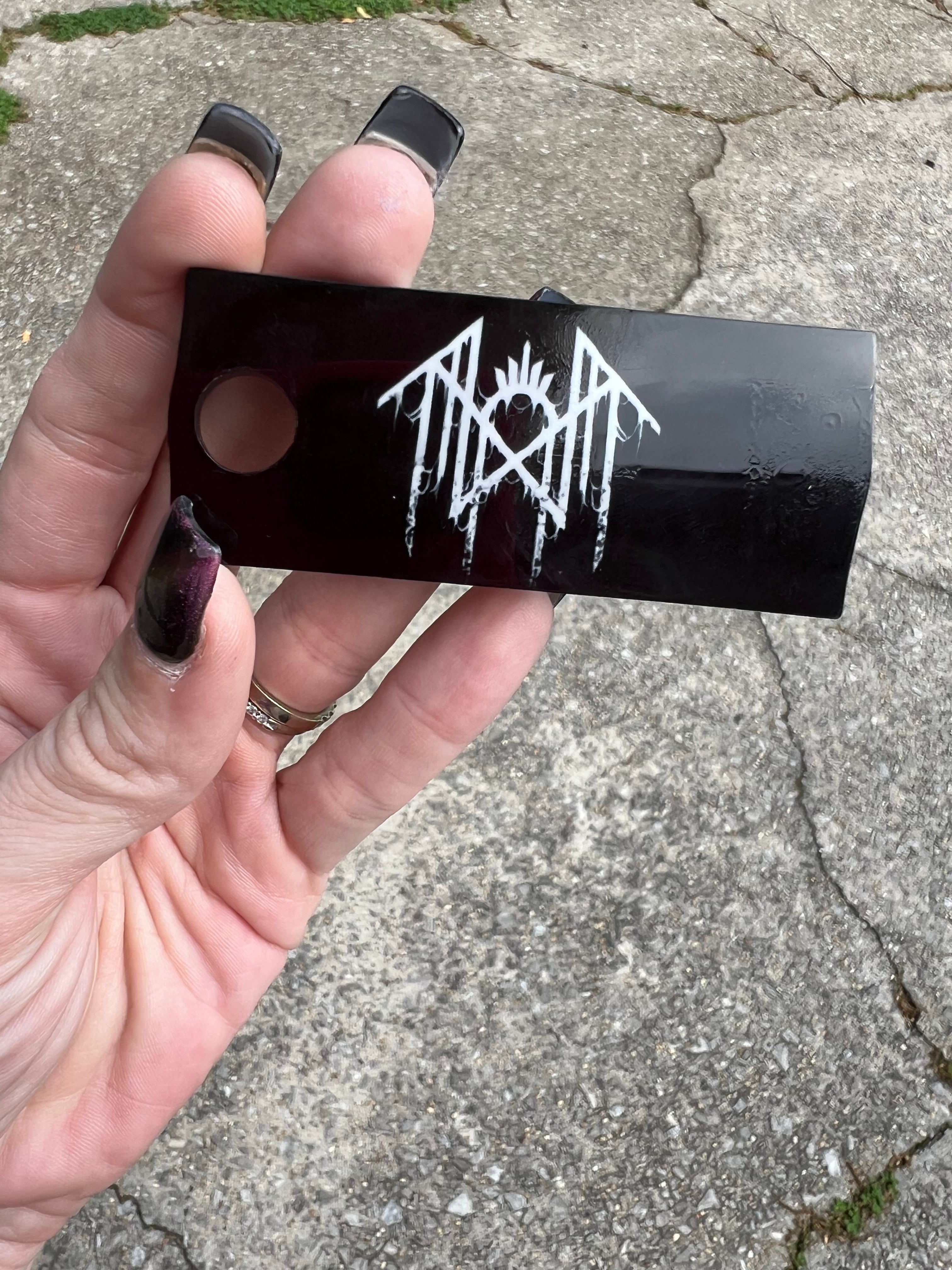 30oz or 40oz Sleep Token Tumbler Decorative “name plate”