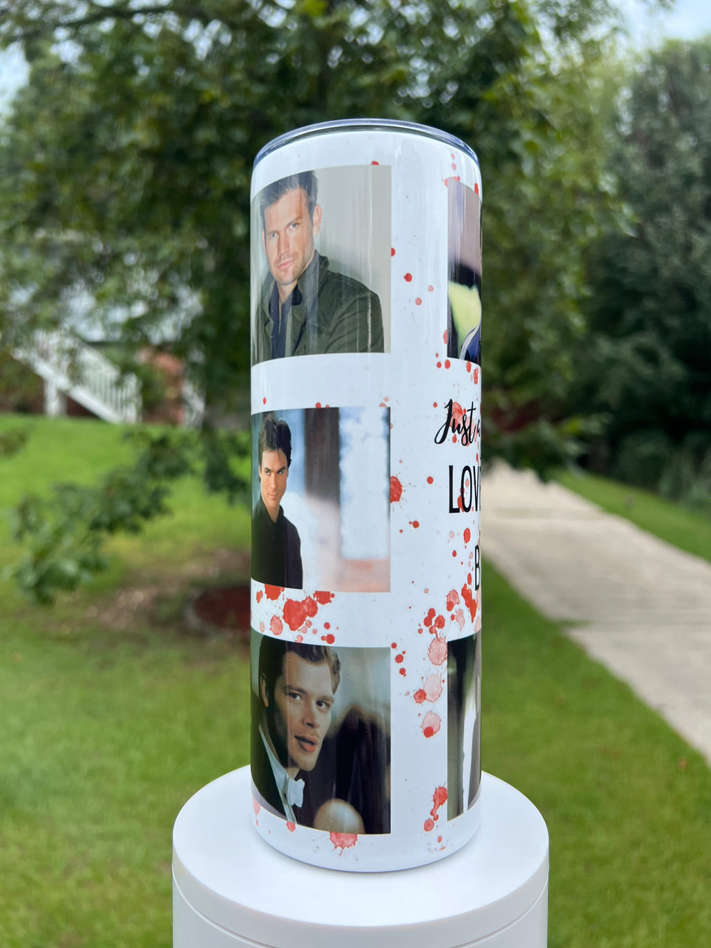 "Just A Girl Who Loves Bad Boys" TVD Universe 20oz Tumbler