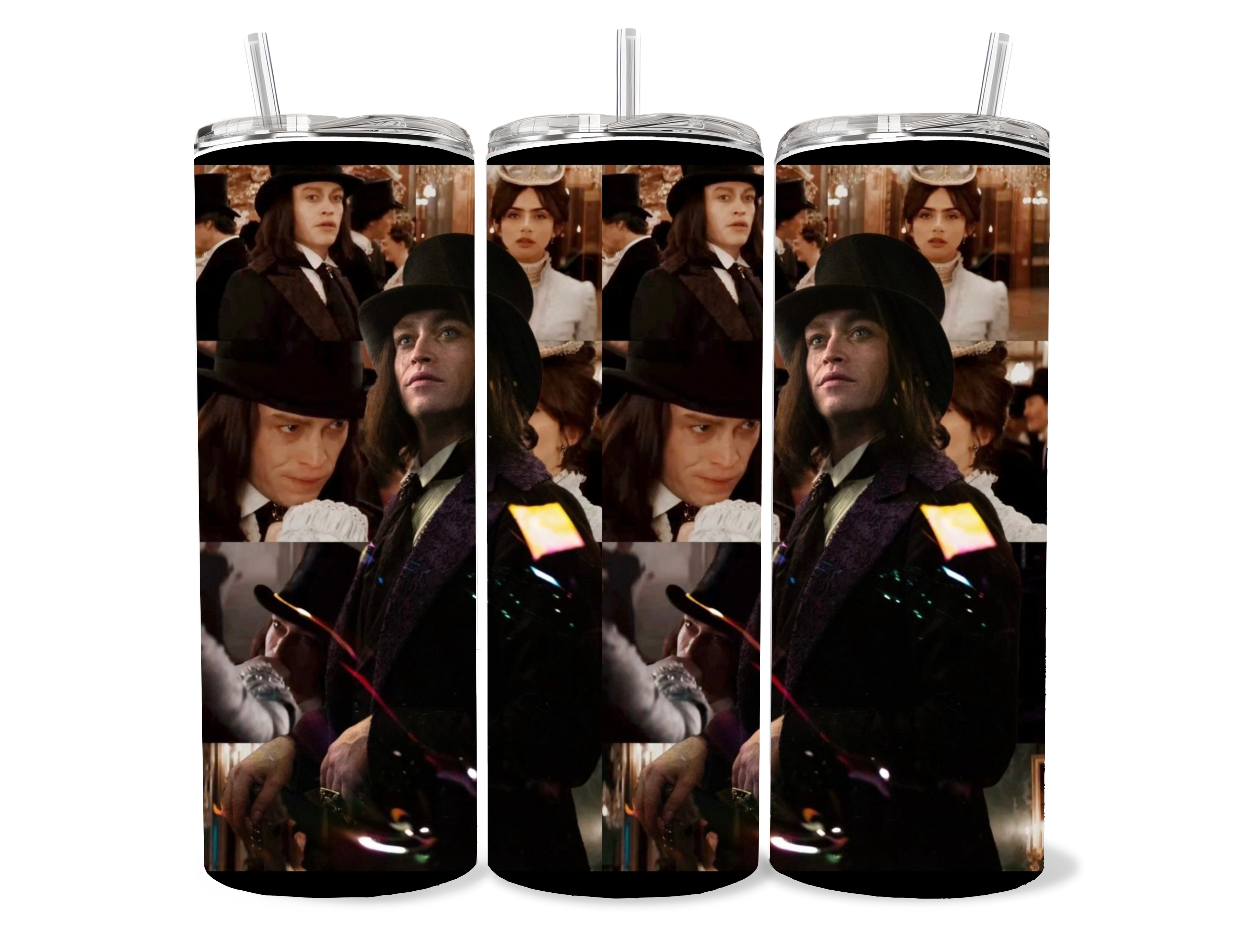 20oz Dracula : A Love Tale themed- Collage tumbler cup