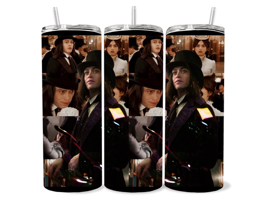 20oz Dracula: A Love Tale Collage Tumbler featuring fandom-inspired artwork