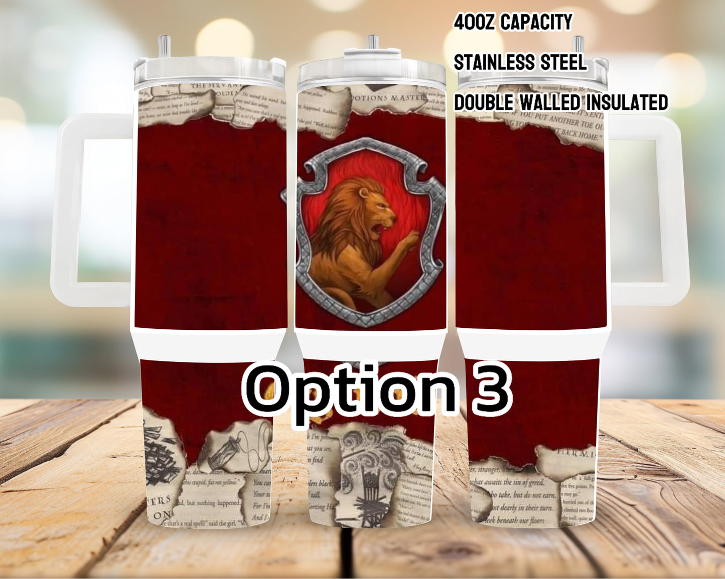40oz HP house tumblers
