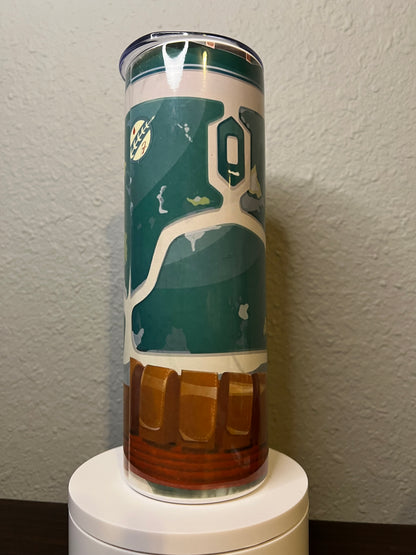 20oz Boba Fett Armor Tumbler | Star Wars featuring boba fett star wars inspired artwork