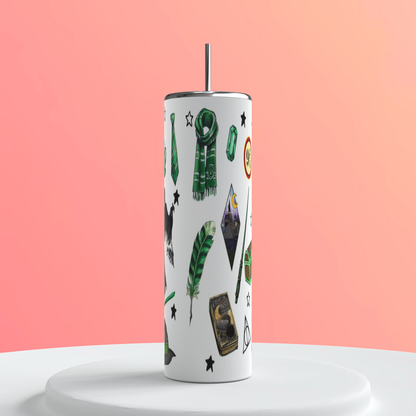 20oz Slytherin Tumbler | Harry Potter featuring slytherin harry potter inspired artwork