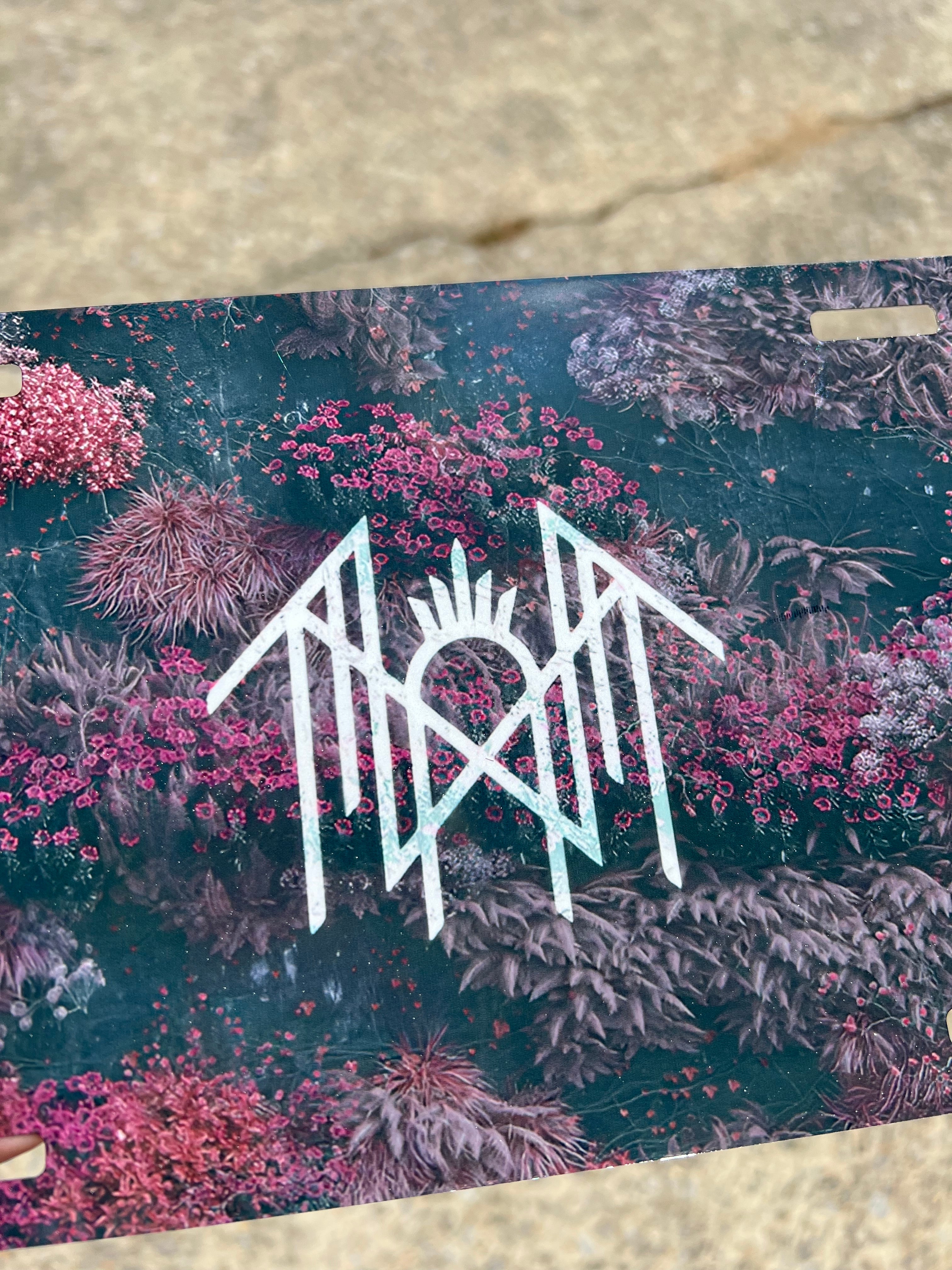 12x6 aluminum Sleep Token decorative License Plate