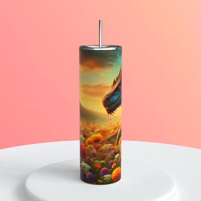 Dragon Tumbler | Fantasy Fandom featuring dragon fantasy inspired artwork