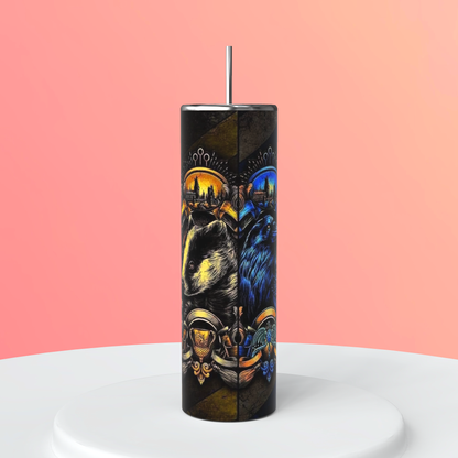Wizarding World House Tumbler | Harry Potter featuring harry potter hogwarts house inspired artwork