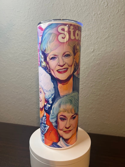20oz Golden Girls Tumbler | TV Nostalgia featuring golden girls tv inspired artwork