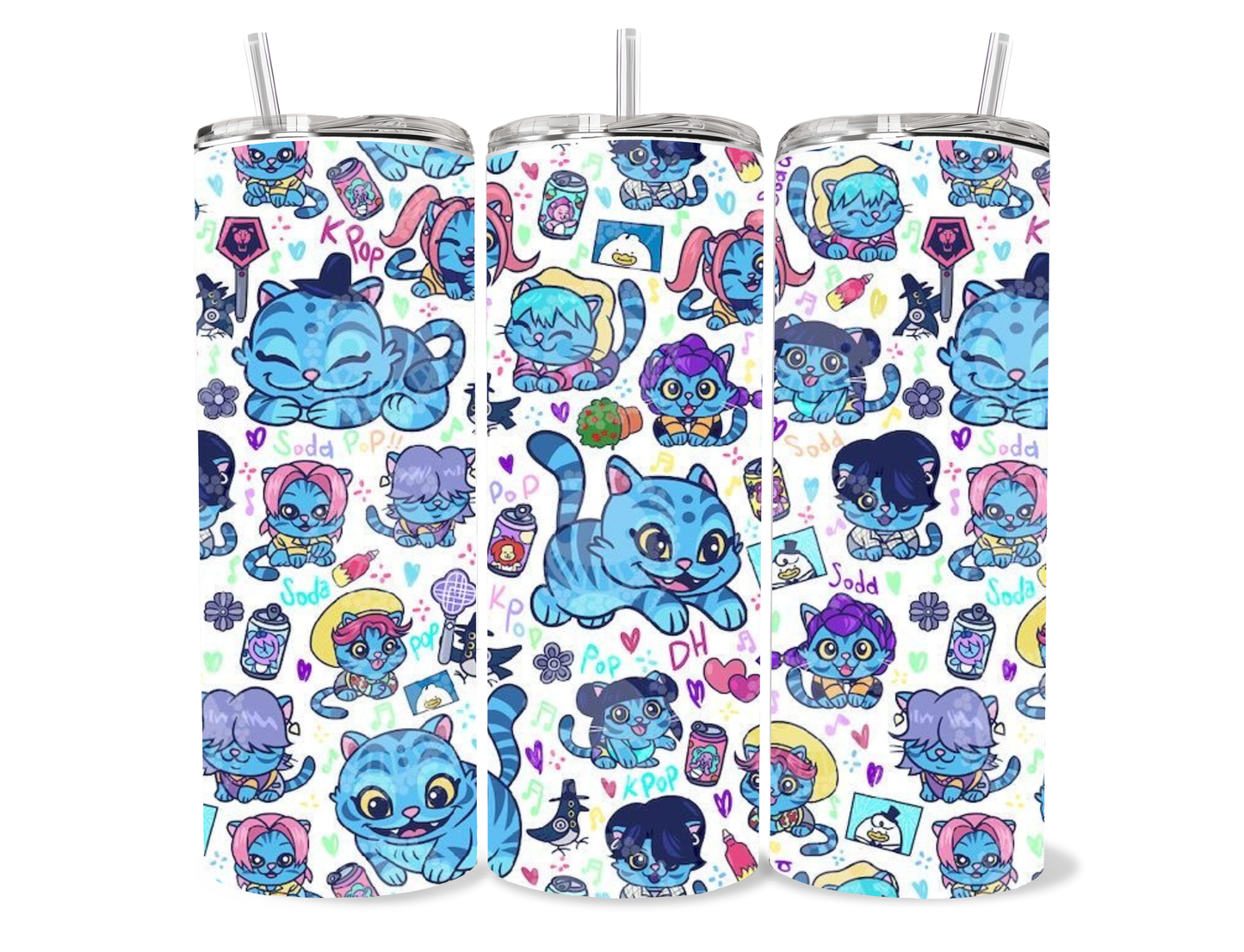 20oz Cute Cartoon Derpy Tumbler Cup