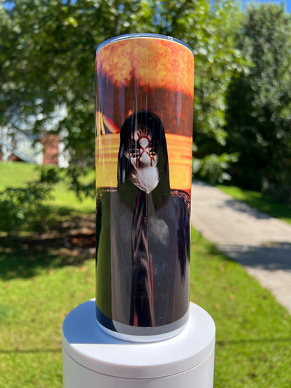 20oz Sleep Token Ritual Cloak Vessel Tumbler featuring sleep token gothic metal inspired artwork