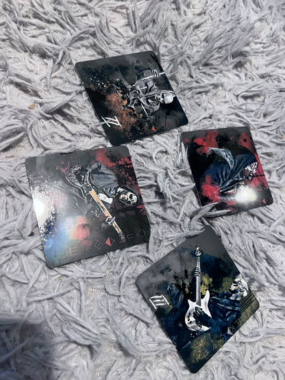 Sleep Token 3x3 Fridge Magnet Set featuring fandom-inspired artwork