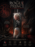 Daemon Targaryen Rogue Prince tumbler 20oz House of the Dragon insulated skinny cup dark fantasy dragon aesthetic