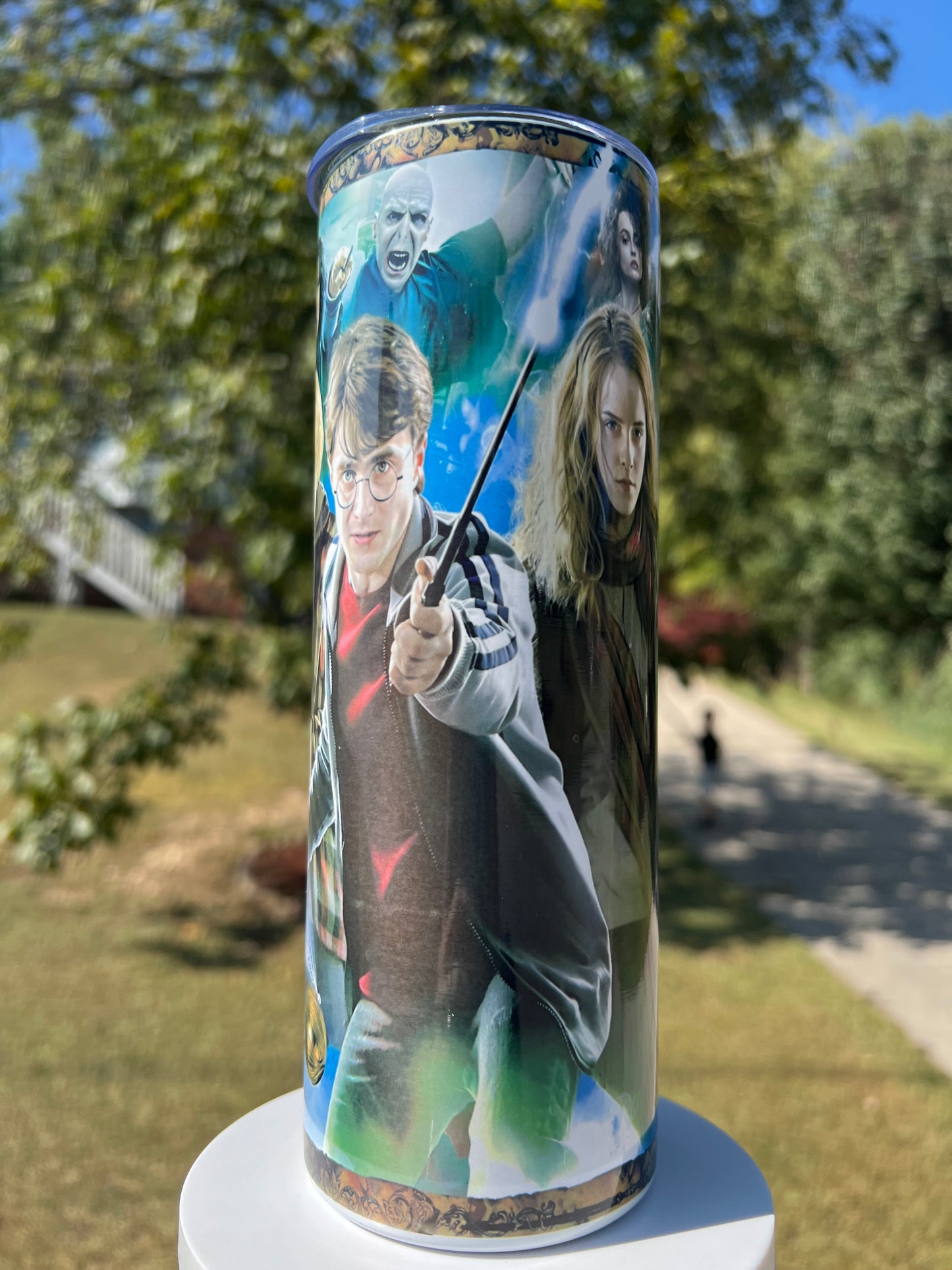 20oz Collage character tumbler