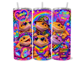 Beardies of Culture™ Beardie Love 20oz Stainless Steel Tumbler | Colorful Rainbow Bearded Dragon Cup