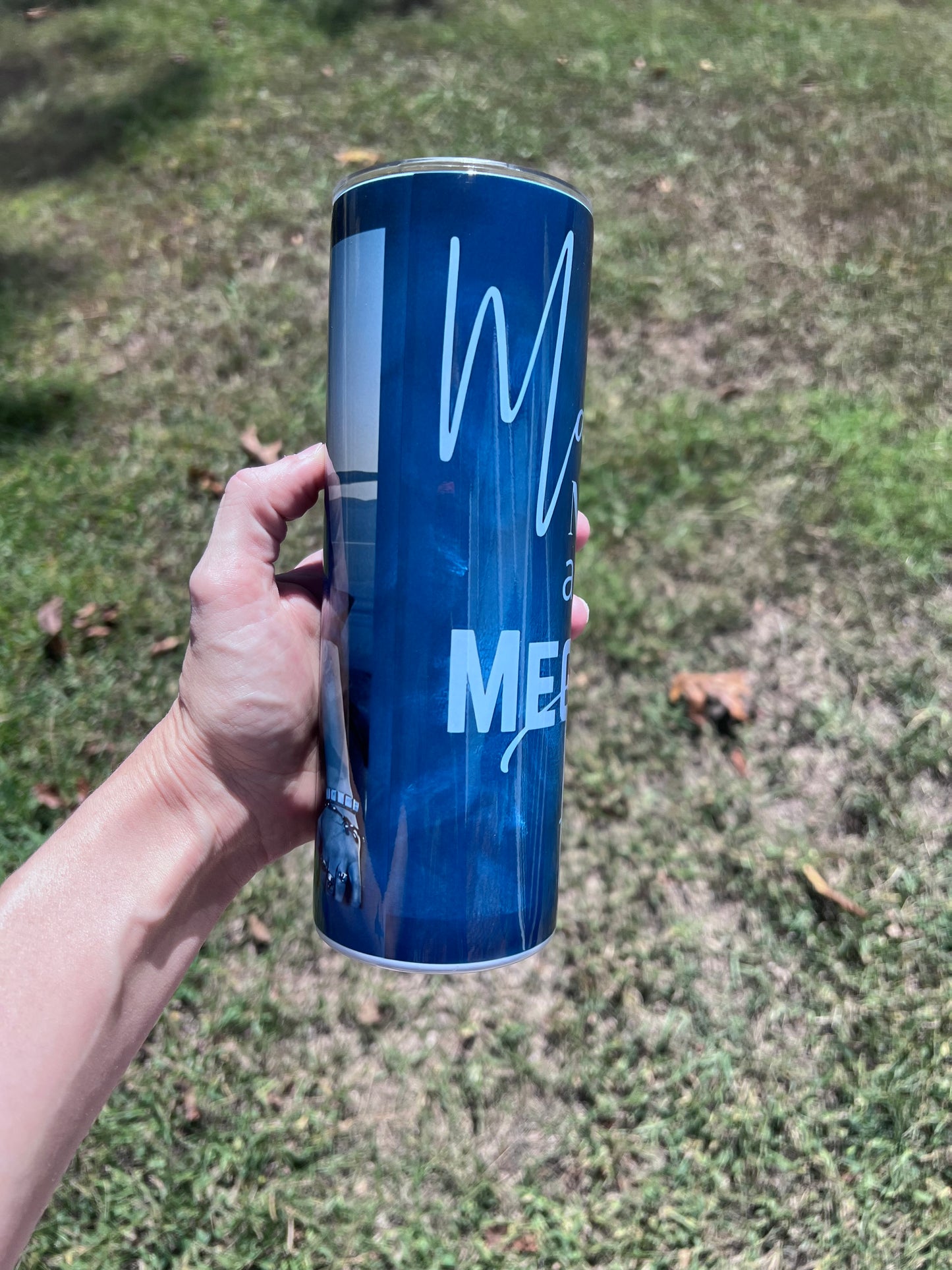 20oz Johnny Depp- “Make mine a Mega Pint” stainless steel tumbler cup