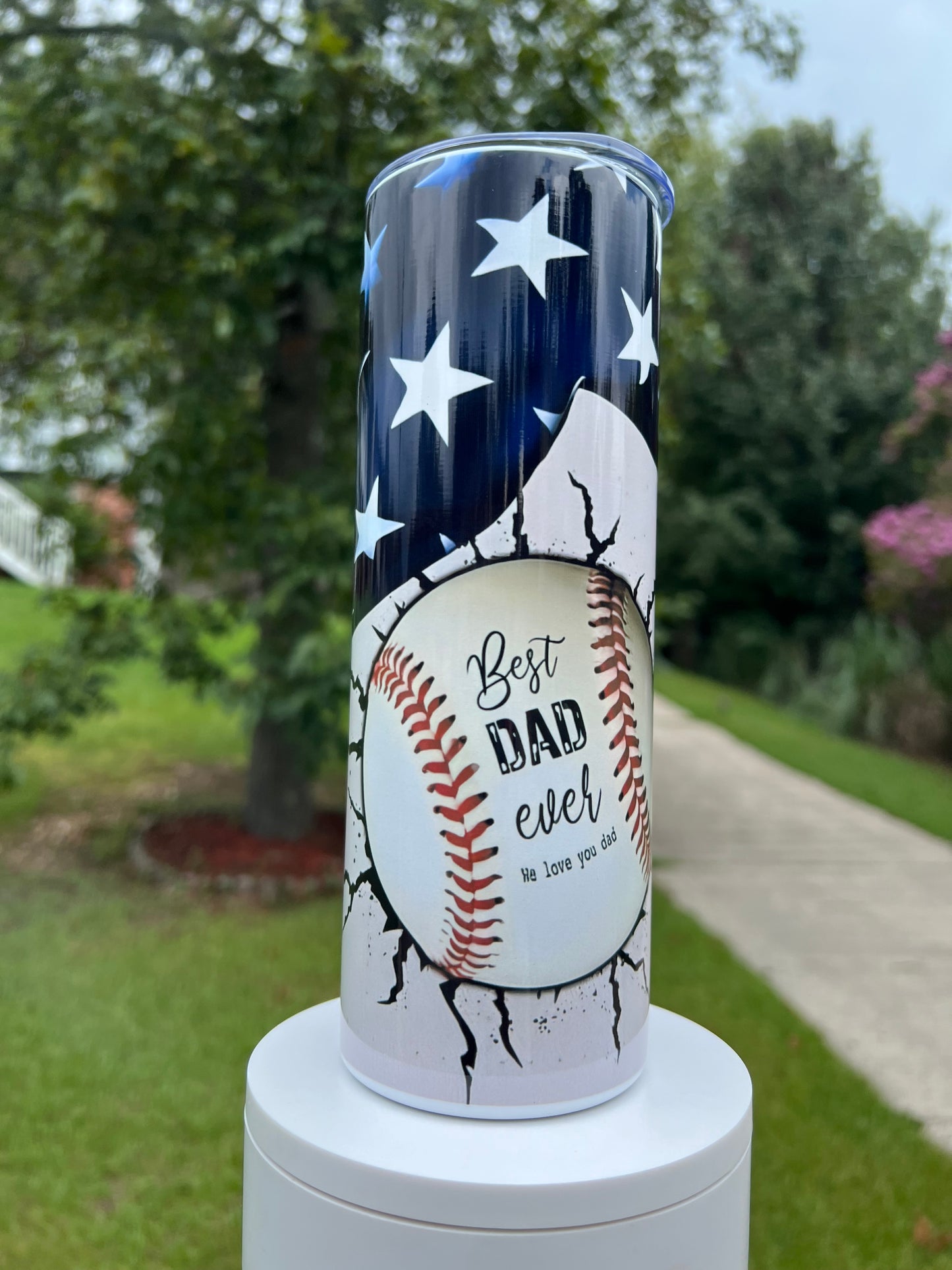 Baseball Dad Tumbler