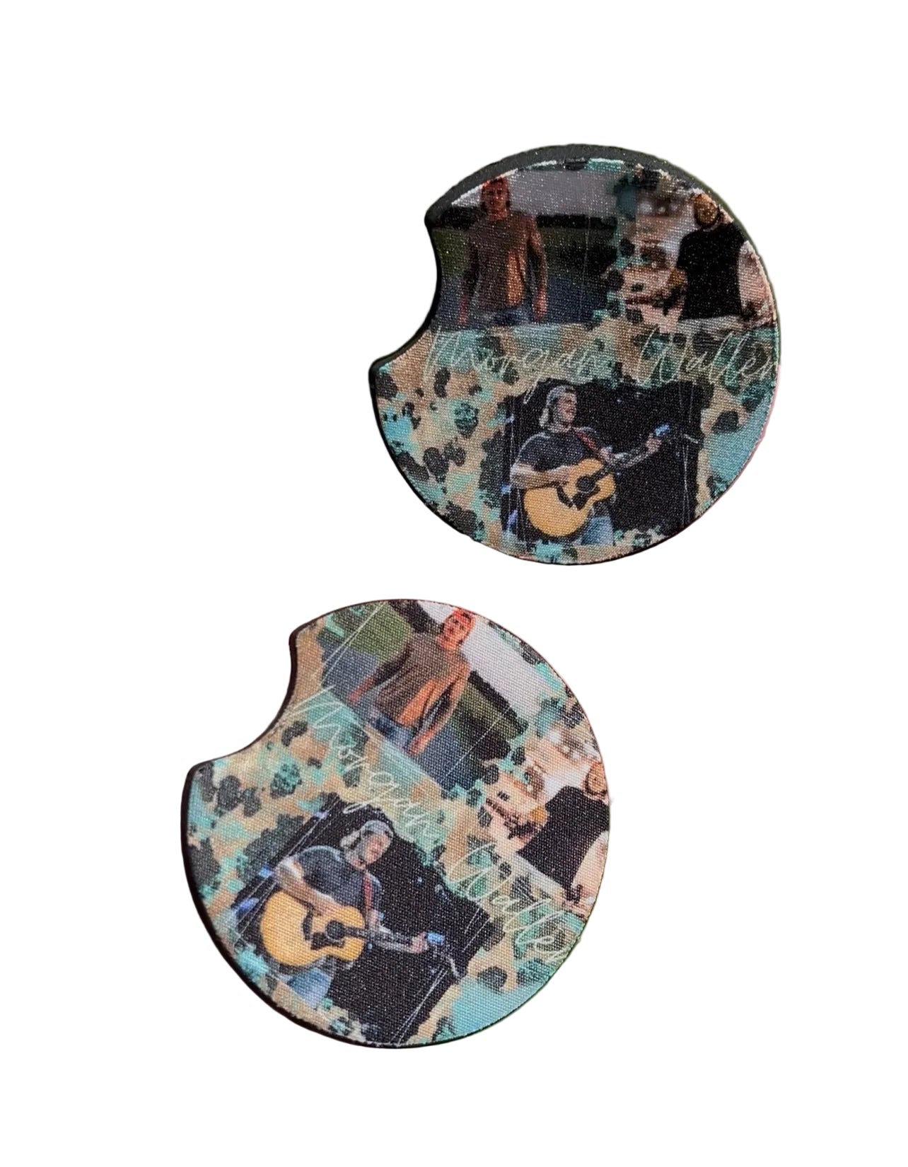 Morgan Wallen Inspired Car Coaster Set | Country Music Car Accessories | Western Aesthetic Car Decor featuring the design artwork