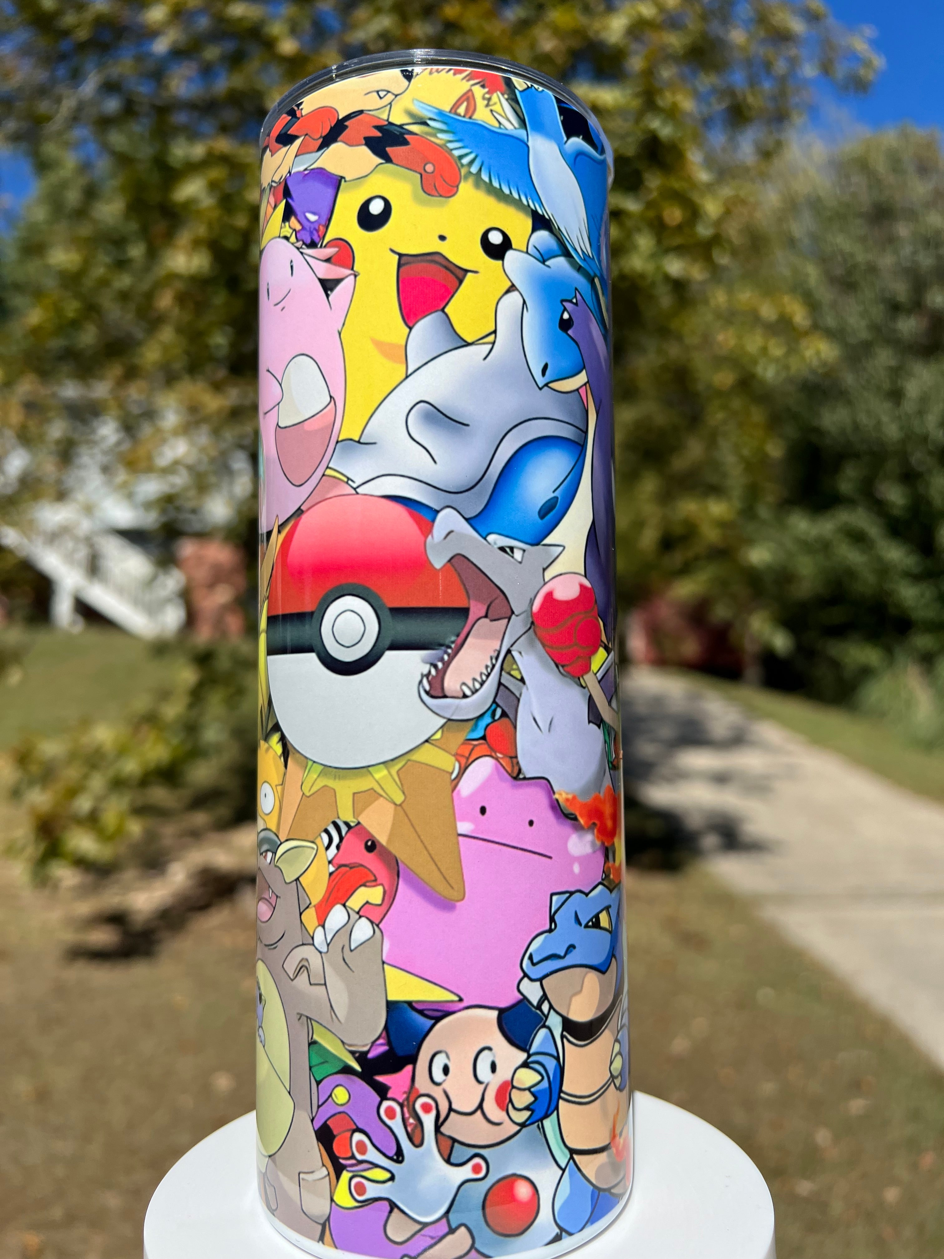 Collage Of pokemon  20oz tumbler